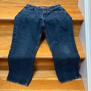 Arizona relaxed fit husky jeans with adjustable waist